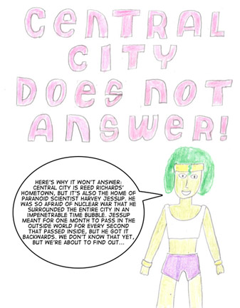 Title page adapted from FF 293, 'Central City Does Not Answer!'